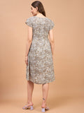 Bestie Olive Green Floral Printed Rayon Maternity Dress Bestie Olive Green Floral Printed Rayon Maternity Dress