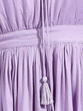 Ariel Lavender Off Shoulder Dress with Tie up Straps Ariel Lavender Off Shoulder Dress with Tie up Straps