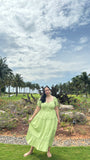 Pistachio Pista Green Cotton Womens Nursing Maternity Dress with Hidden Nursing Features Pistachio Pista Green Cotton Womens Nursing Maternity Dress with Hidden Nursing Features