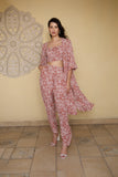 Serial Chiller 3 Piece Printed Summer Co-ord Set for Women with Cape Serial Chiller 3 Piece Printed Summer Co-ord Set for Women with Cape