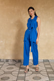 Girl Power Formal Blue Blazer Co-ord Set for Women Girl Power Formal Blue Blazer Co-ord Set for Women