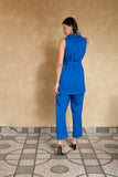 Girl Power Formal Blue Blazer Co-ord Set for Women Girl Power Formal Blue Blazer Co-ord Set for Women