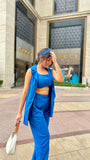 Girl Power Formal Blue Blazer Co-ord Set for Women Girl Power Formal Blue Blazer Co-ord Set for Women
