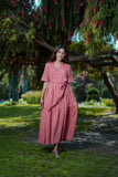 Scarlett Tier Maxi Dress with Collar and Belt for Women Scarlett Tier Maxi Dress with Collar and Belt for Women