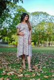 Bestie Olive Green Floral Printed Rayon Maternity Dress Bestie Olive Green Floral Printed Rayon Maternity Dress