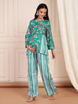 Athena Printed Rayon Maternity Nursing Co-ord set for Women