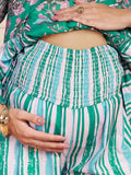 Athena Printed Rayon Maternity Nursing Co-ord set for Women